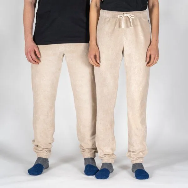 LANGBRETT LANGBRETT frottee hose unisex, Ecru (natur), – Produktbild 1 von 4