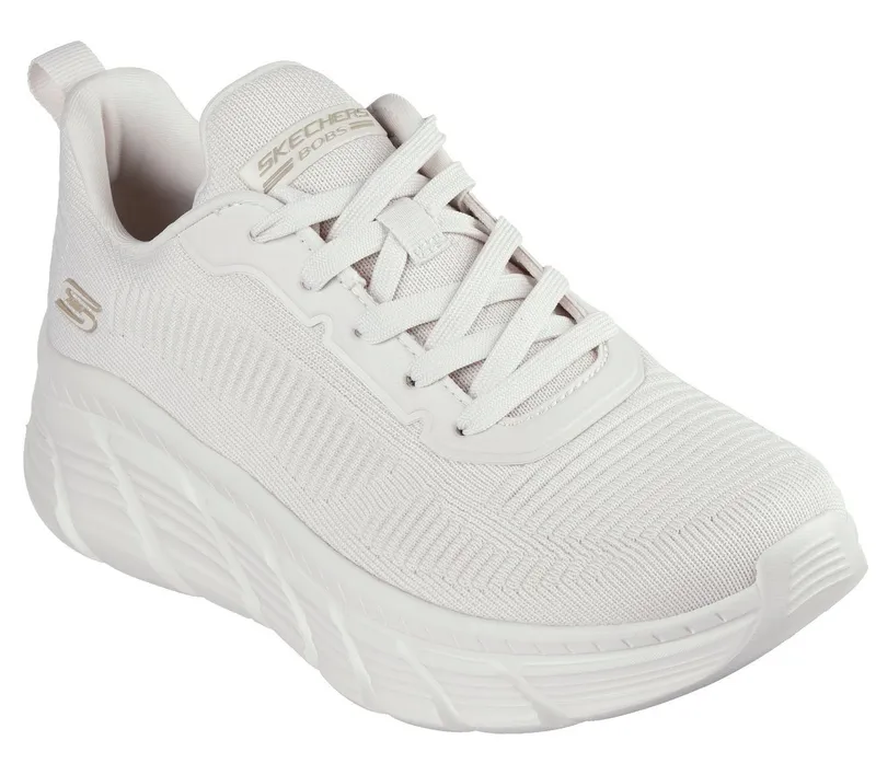 Skechers Skechers BOBS B FLEX HI-FLYING HI Sneaker, Trainingsschuh, Schnürschuh, Freizeitschuh in veganer Verarbeitung, Weiß, – Produktbild 2 von 8