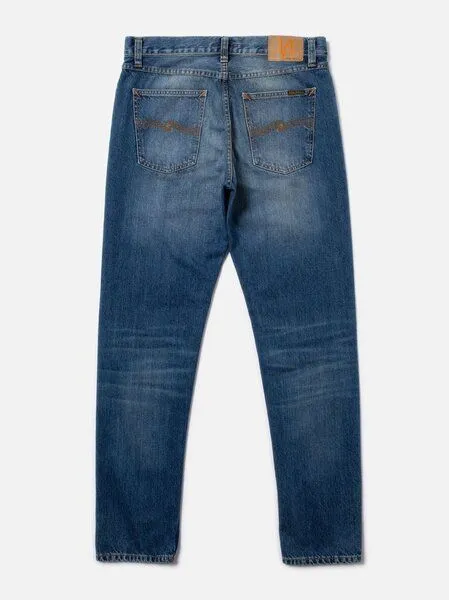 Nudie Jeans Nudie Jeans Straight Fit Jeans Steady Eddie II - Heavy Rain – Produktbild 4 von 4