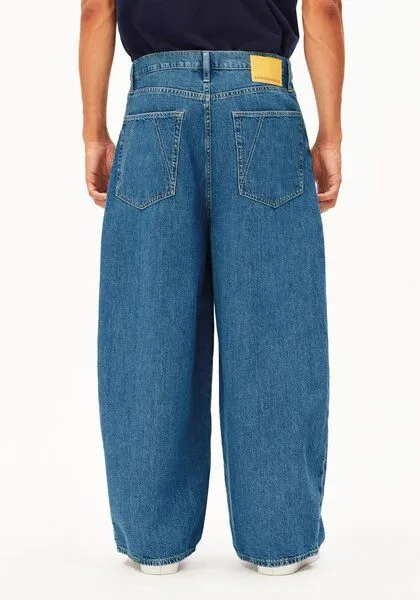 ARMEDANGELS ARMEDANGELS Kaavo Herren Baggy Jeans aus Leinenmix, Blue, – Produktbild 1 von 2