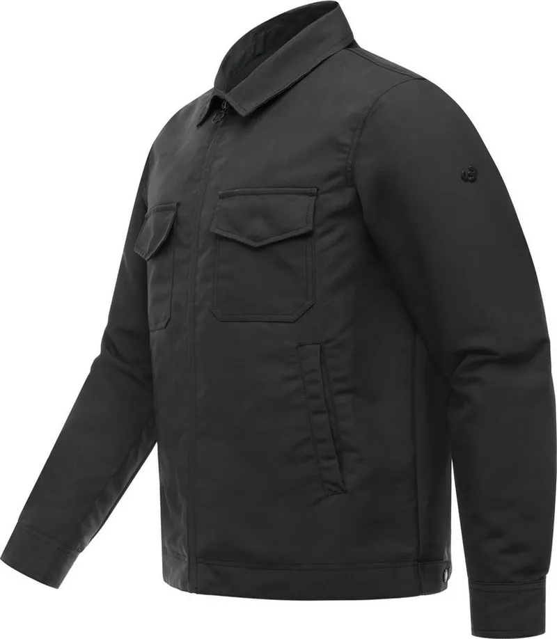 ragwear ragwear Hemdjacke Dyphner YOUMODO Wasserabweisende Übergangsjacke mit Hemdkragen, Schwarz, – Produktbild 3 von 5