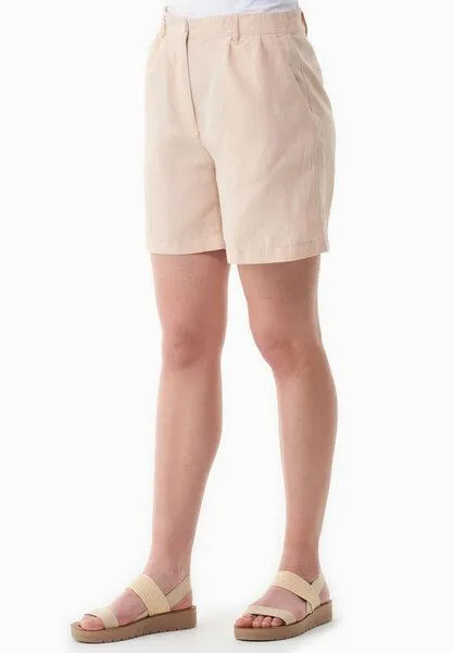 ORGANICATION ORGANICATION Shorts aus TENCEL Lyocell und Leinen, Beige(soft beige), – Produktbild 4 von 4