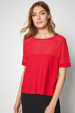 LANIUS LANIUS Spitzenshirt – Produktbild 1 von 1