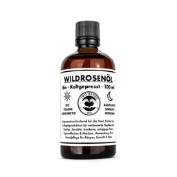 Two Hands BIO Two Hands BIO Wildrosenöl - Kaltgepresst - Hagebuttenkernöl - 100 ml – Produktbild 1 von 1
