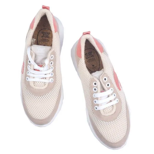 Grand Step Shoes Grand Step Shoes Damen Sneaker Speed, Vanille (beige-pink), – Produktbild 2 von 2