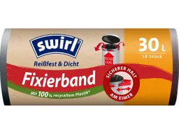 Swirl Swirl Müllbeutel mit Fixierband, reißfest & dicht, 30 l, 10 Stk. – Produktbild 1 von 1