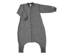 Lilano Lilano Baby und Kinder Schlafanzug mit langem Arm Wolle Seide hellgrau Gr.86/92 – Produktbild 1 von 1