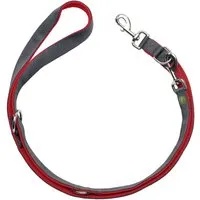 Hunter Hunter Verstellbare Führleine Maldon rot/ grau 1,5 cm – Produktbild 1 von 1