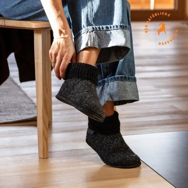 Gottstein Gottstein Hüttenschuhe Wool Venture High, Grau, – Produktbild 2 von 4