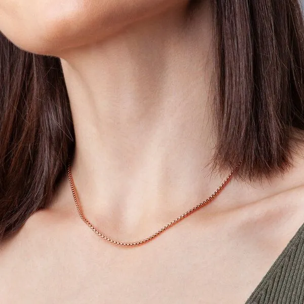 ALEXASCHA ALEXASCHA Kurze Kette mit Anhänger | Mix & Match | Roségold, Perlmuttweiß, – Produktbild 3 von 4