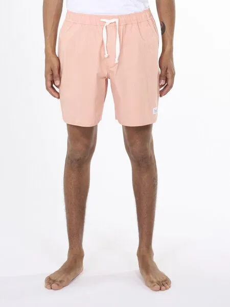 KnowledgeCotton Apparel KnowledgeCotton Apparel Badehose - Swim shorts with elastic waist, Rosa (coral pink), – Produktbild 2 von 4