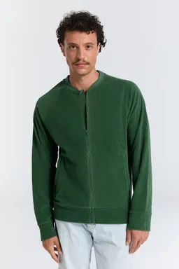 Leela Cotton Leela Cotton Herren vegan Jacke Baseball Pine Needle – Produktbild 1 von 1