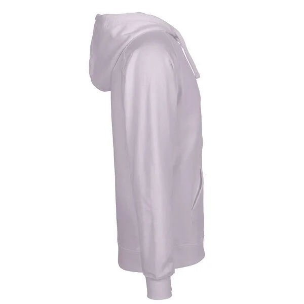 HANDGEDRUCKT HANDGEDRUCKT "Vernetzt" Männer Zip Hoody Neutral, Dusty purple, – Produktbild 3 von 4