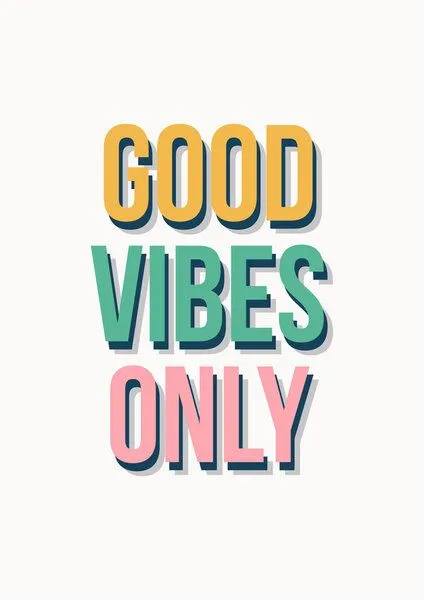 Photocircle Photocircle Poster / Leinwandbild - Good Vibes Only – Produktbild 2 von 4