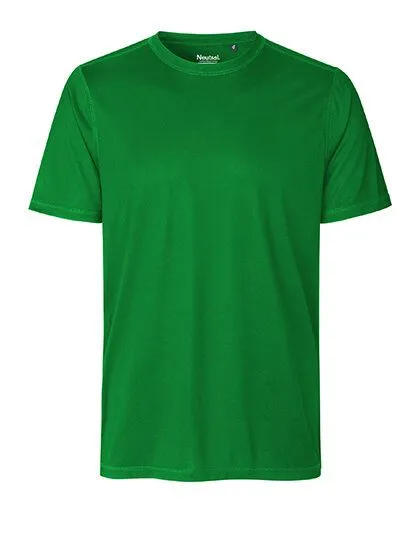 Neutral Neutral® Unisex T-Shirt Sportshirt Laufshirt Bodyfit Körpernah Schnell trocknend von Neutral RPet Recycling Polyester, Green, – Produktbild 2 von 3