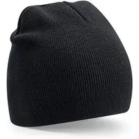 Beechfield Beechfield Damen/Herren Recycled Original Pull-On Beanie Mütze Wintermütze, Schwarz, – Produktbild 1 von 1