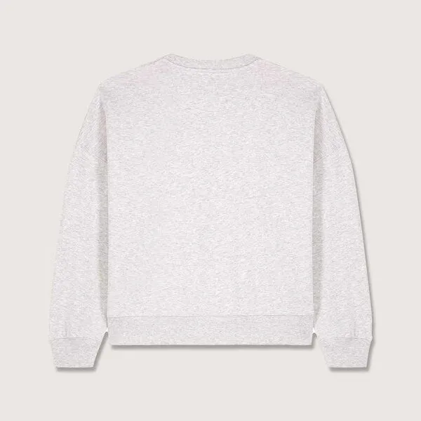 YTWOO YTWOO Modernes Damen-Sweatshirt – weich, nachhaltig & zeitlos, Cool heather grey, – Produktbild 2 von 3