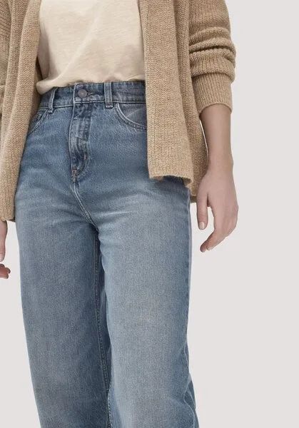 hessnatur hessnatur Jeans NIVA Tapered Leg aus reiner Bio-Baumwolle, Blue, – Produktbild 3 von 4