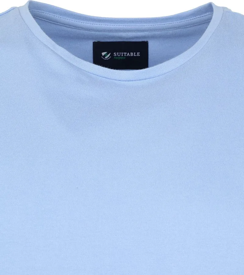 Suitable Suitable Respect T Shirt Jim Hellblau - Größe S, Hellblau, – Produktbild 3 von 4