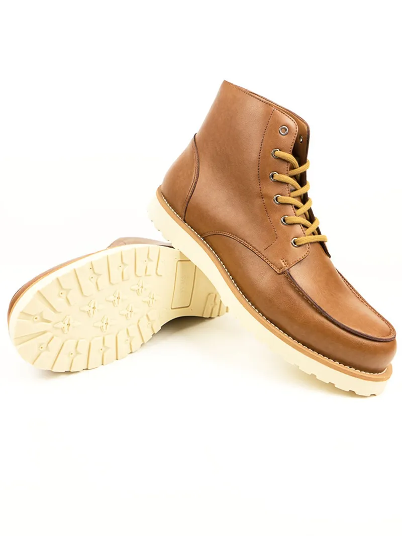 Will's Vegan Store Will's Vegan Store Herren vegan Stiefel Low Rig Braun, Braun, – Produktbild 2 von 2