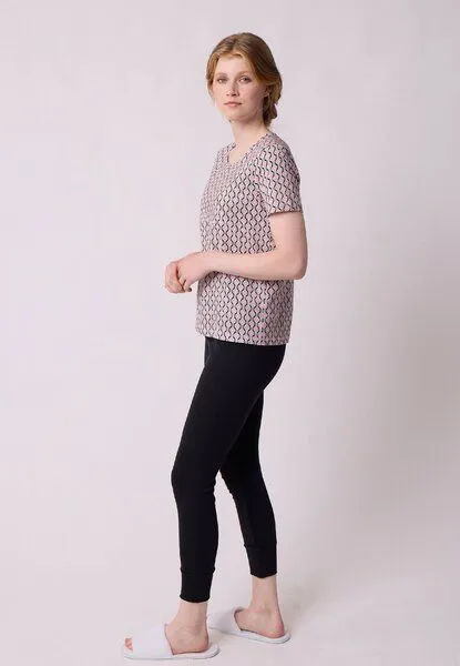 LANA Organic LANA Organic Schlafshirt, Modell Iris, Sirius dusty rose, – Produktbild 3 von 4