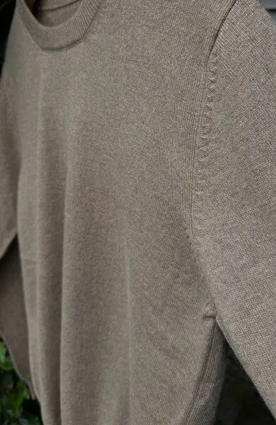 Wooliie Wooliie Handgefertigter 100% Kaschmirpullover – pflanzlich gefärbt, Unisex, Braun, – Produktbild 4 von 4