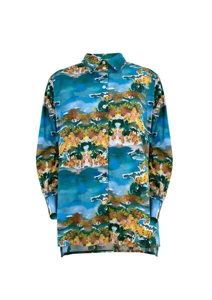 Sophia Schneider-Esleben Sophia Schneider-Esleben Unisex Shirt Lui aus Bio-Baumwolle, Mimosa, – Produktbild 1 von 4