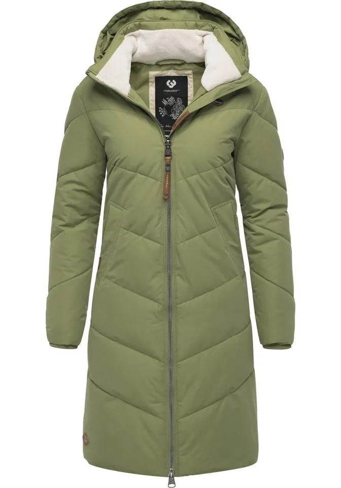 ragwear ragwear Wintermantel Rebelka wasserdichter Winterparka mit abnehmbarer Kapuze, Grün, – Produktbild 2 von 5