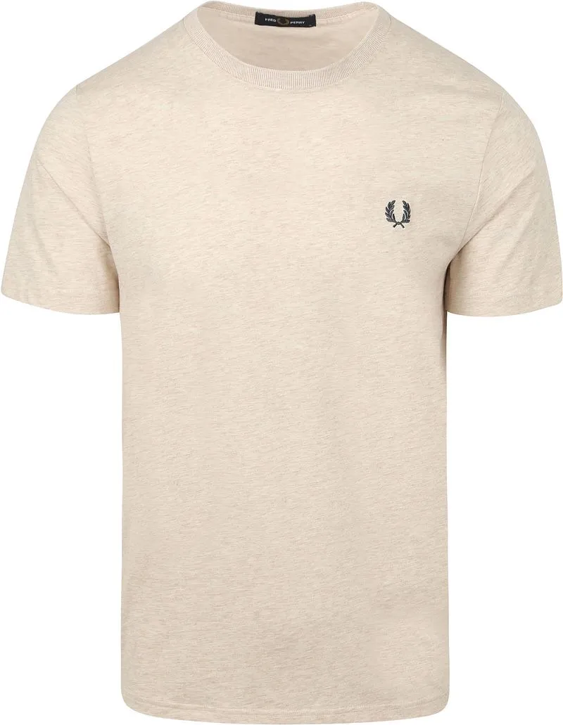 Fred Perry Fred Perry T-Shirt Ecru W50 - Größe S, Wollweiß, – Produktbild 2 von 4
