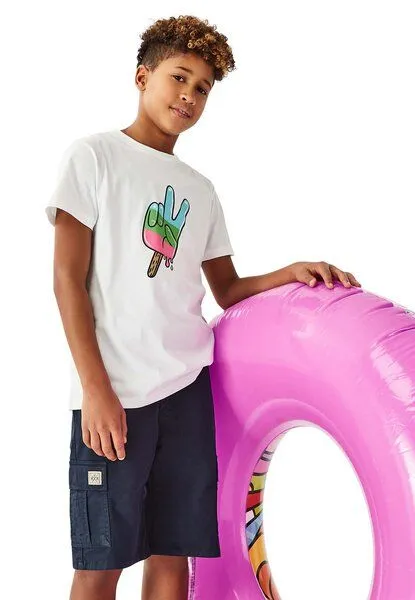 Band of Rascals Band of Rascals Popsticle T-Shirt, White, – Produktbild 3 von 4