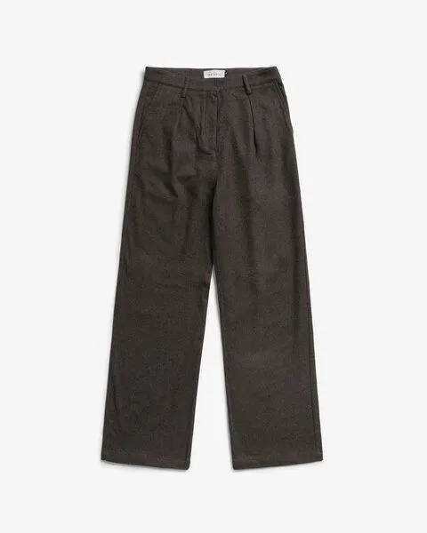 Rotholz Rotholz - Hose Flannel Pantalone Women, Braun (black brown), – Produktbild 1 von 4