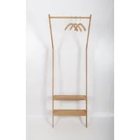kleiderleiter de kleiderleiter_de Anlehngarderobe AGA aus Holz (Eiche) von Kleiderleiter.de – Produktbild 1 von 1