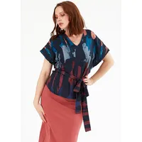 WiDDA WiDDA Damen vegan Bluse Aluna Mehrfarbig – Produktbild 1 von 1
