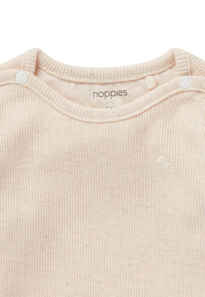 Noppies Newborn Langarmshirt Natal, Beige, – Produktbild 1 von 6