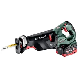 Metabo Metabo Akku-Säbelsäge SSEP 18 LTX BL MVT, incl. 2x Akku LiHD 8 Ah, Schnellladegerät, Zubehör, metaBOX – Produktbild 1 von 1