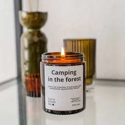 Just a decent day Just a decent day Camping in the forest - Duftkerze - Handmade - Sojawachs – Produktbild 1 von 1