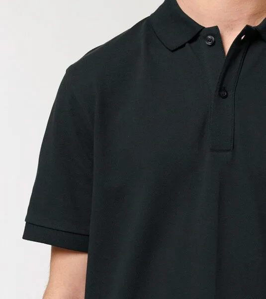 Gary Mash GARY MASH Klassisches Poloshirt Kurzarm aus Bio-Baumwolle, Schwarz, – Produktbild 4 von 4