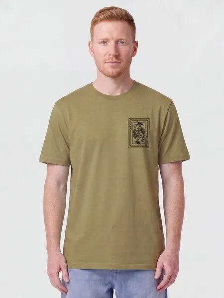 watapparel watapparel T-Shirt Unisex Joker, Faded olive, – Produktbild 2 von 2