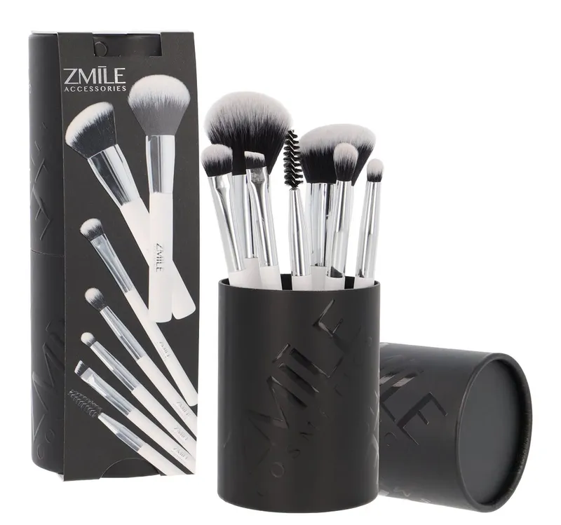 ZMILE COSMETICS Kosmetikpinsel-Set Your Utensilo 'Brushes' Pinsel-Set - Kosmetikpinsel Make-Up Pinsel, 7 tlg., zum Auftragen von Mascara, Eyeliner, Lidschatten, Weiß, – Produktbild 2 von 5