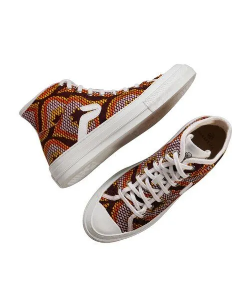 PANAFRICA PANAFRICA Atlas - African Fair Trade Sneaker, Congrès (braun), – Produktbild 4 von 4