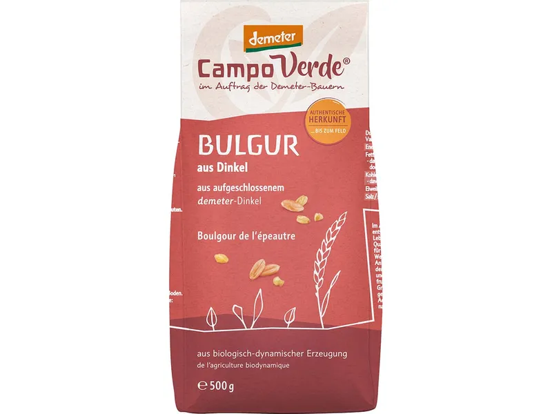 Campo Verde Campo Verde Bio-Bulgur aus Dinkel, 500 g – Produktbild 1 von 1