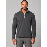 HempAge HempAge Herren Sweatware Troyer Hanf/Bio-Baumwolle, Anthrazit, – Produktbild 1 von 1