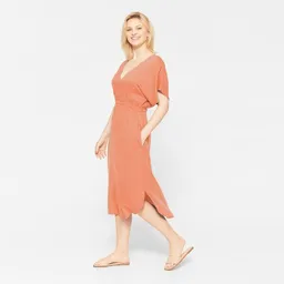 WiDDA berlin WiDDA berlin KIMONO Kleid in Aqua, Terra oder Maisgelb - aus Lyocell TENCEL – Produktbild 1 von 1