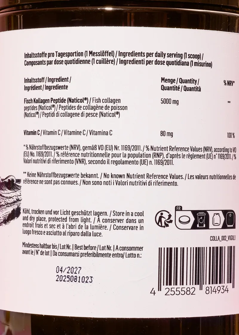 KoRo Marine Kollagen mit Vitamin C 306 g – Produktbild 5 von 5