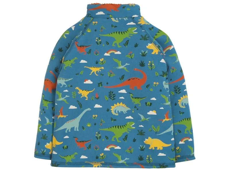 Frugi Frugi Kinder Wendepullover Dino Gr.4 (12-18 Monate), Mehrfarbig, – Produktbild 2 von 2