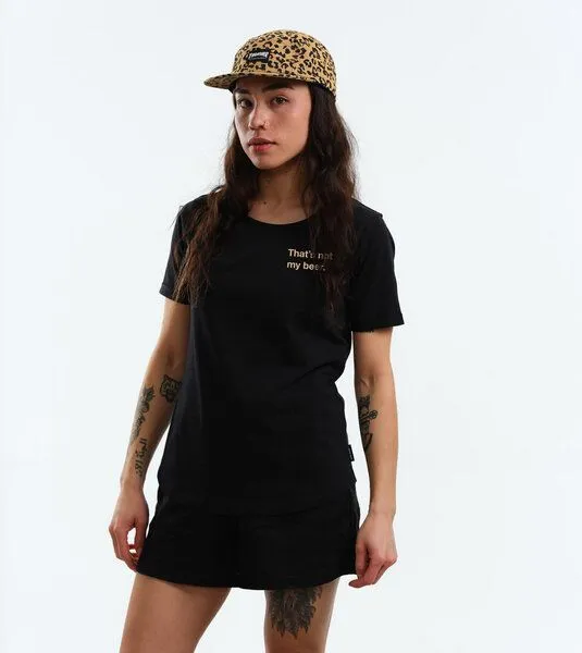 Gary Mash GARY MASH Shirt Ella That's not my beer aus Biobaumwolle, Schwarz, – Produktbild 3 von 4