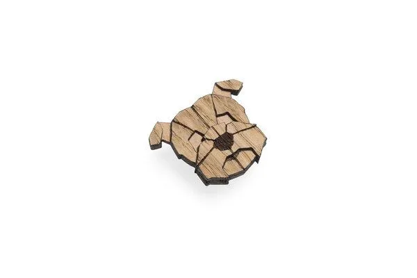 BeWooden BeWooden Brosche aus Holz Herman – Produktbild 3 von 4