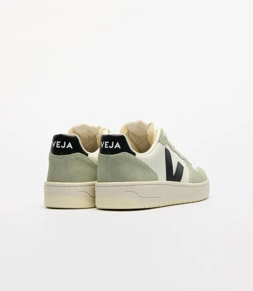 Veja Veja Damen-Sneaker V-10 Prime Leather Pure Black Clay – Produktbild 3 von 4