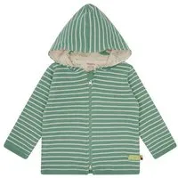loud proud loud + proud Babys & Kinder Wendejacke mit Kapuze, GOTS-zertifiziert, Bamboo(grün), – Produktbild 1 von 1