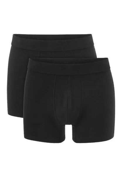 hessnatur hessnatur Pants Regular Cut im 2er-Pack PURE NATURE aus reiner Bio-Baumwolle, Schwarz, – Produktbild 6 von 6